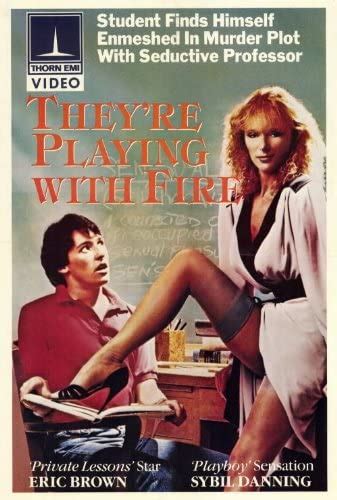Theyre Playing With Fire Poster 27x40 Sybil Danning Eric