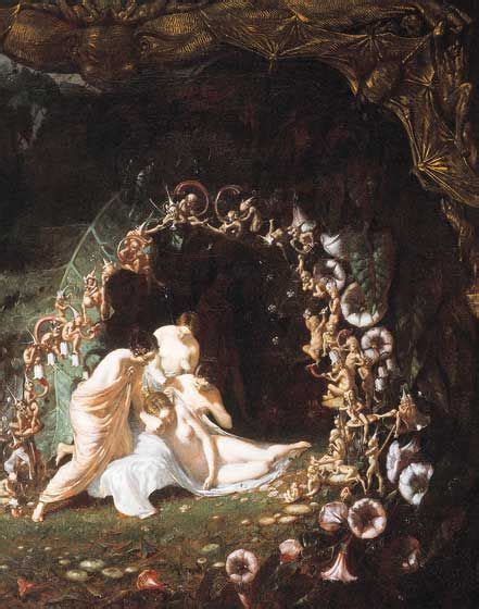 A Midsummer Nights Dream Titania Asleep Shakespeare Performing