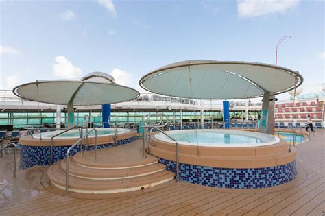 Pool Deck On Royal Caribbean Voyager Of The Seas Cruise Ship Cruise