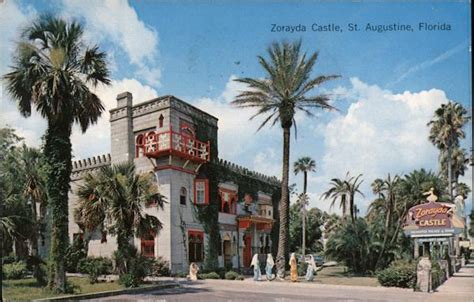 Zorayda Castle St Augustine Fl Postcard