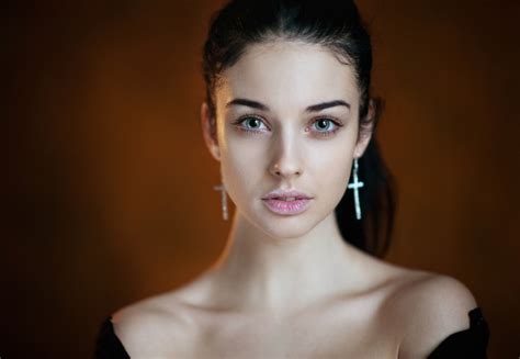 Face Women Model Portrait Long Hair Photography Dress Maxim Maximov Fashion Alla Berger