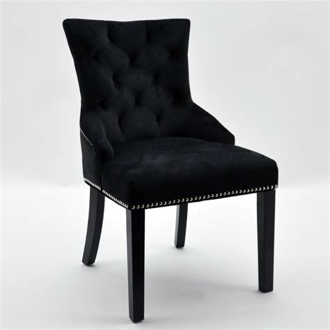 Modern black elegant exotic velvet dining room chair with cushion pink kitchen dining chair for restaurant living room furniture. Black Velvet Dining Chair | Velvet dining chairs, Dining ...