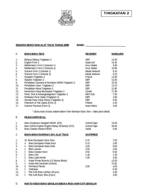 Buku teks bahasa inggeris 3. Buku Teks Form 2.doc