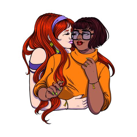 daphne x velma lesbian t shirt teepublic