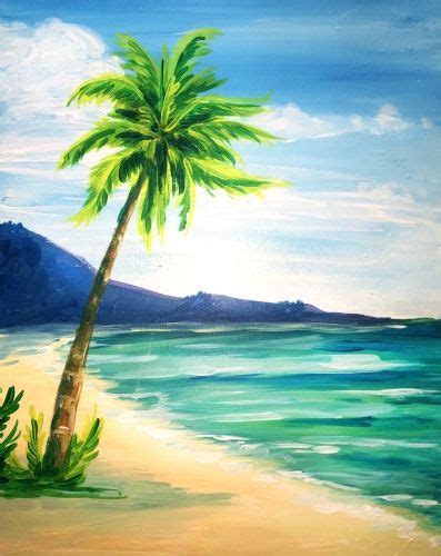 Palm Tree Beach Painting 25 Bästa Palm Tree Paintings