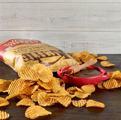 Kettle Brand Potato Chips Krinkle Cut Classic Barbeque 13 Ounce Bag