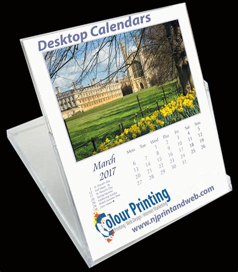 Design And Print Your Own Custom Desktop Calendars Printing Right