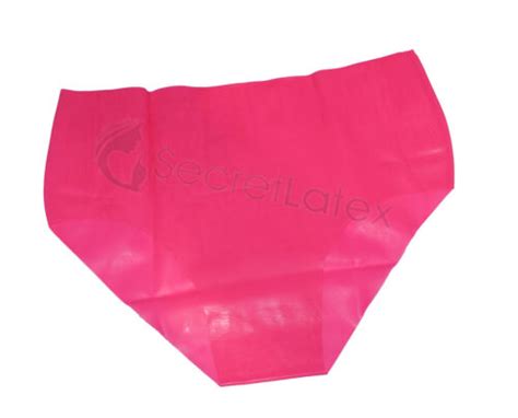 pink latex panties knickers briefs lingerie rubber underwear uk 8 10 12 14 s m l ebay