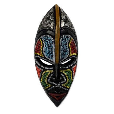 African Wood Mask Zulu Homage African Masks Zulu Wall Mask
