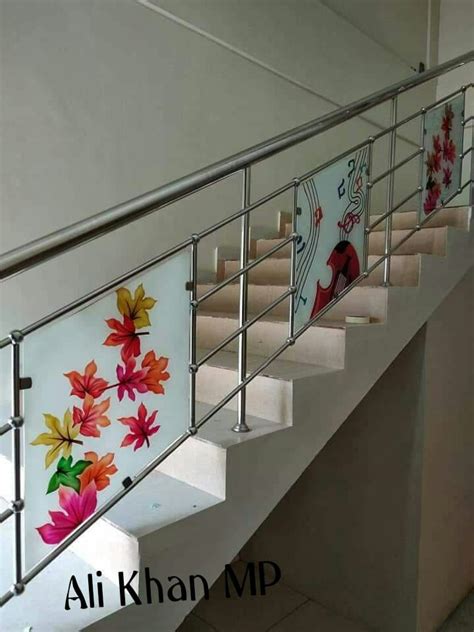 Staircase Glass Design Kerala Affordmyhome