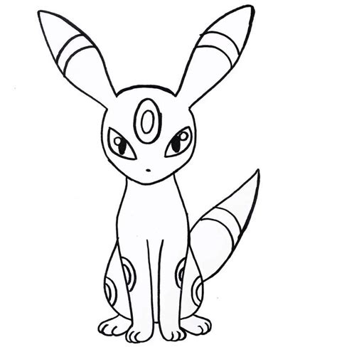 How To Draw An Umbreon Pokemon Is A Step By Step Lesson