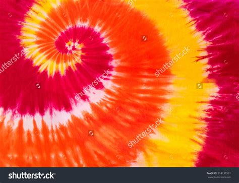 Red Orange Yellow Tie Dye Abstract Swirl Design Abstract Swirl