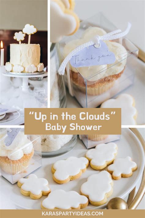 Karas Party Ideas Up In The Clouds Baby Shower Karas Party Ideas
