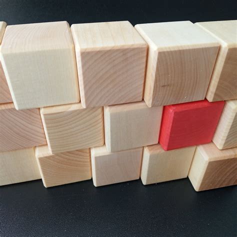 Wooden Natural Blocks For Kids Big Set Of 24 Pcs Stacking Etsy
