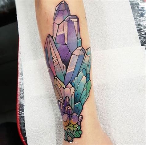 10 Stunning Crystal And Gem Tattoos Crystal Tattoo Gem