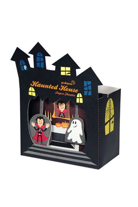 Halloween Paper Theater Haunted House Diy Paper Craft Kit Paper