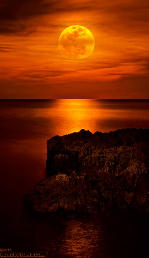 Full Moon Rising Over Hutchinson Island Justin Kelefas Hdrcustoms Foto