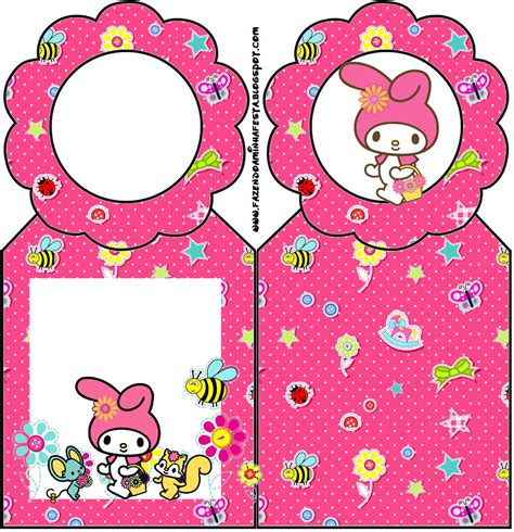 My Melody Birthday Party Free Party Printables Papers And Images