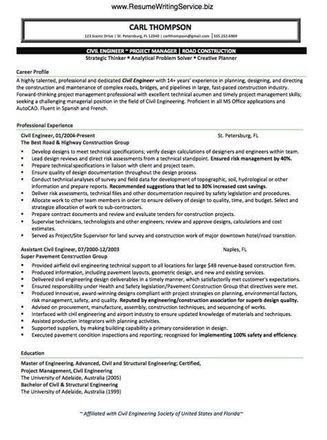 Get hired easier with civil engineer resume sample. For me, this is the heart of the resume writing process - we aren't just putting facts and ...