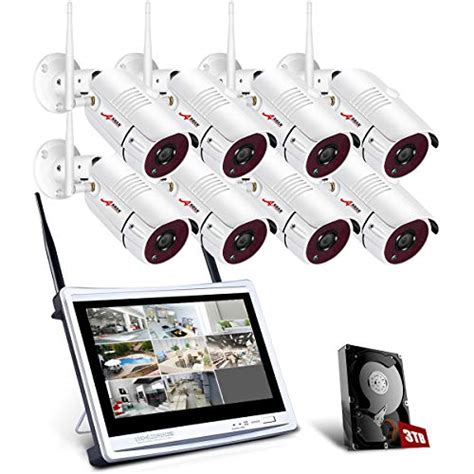 Kit Caméra Surveillance Sans Fil Extérieur Avec Moniteur Pour 2020