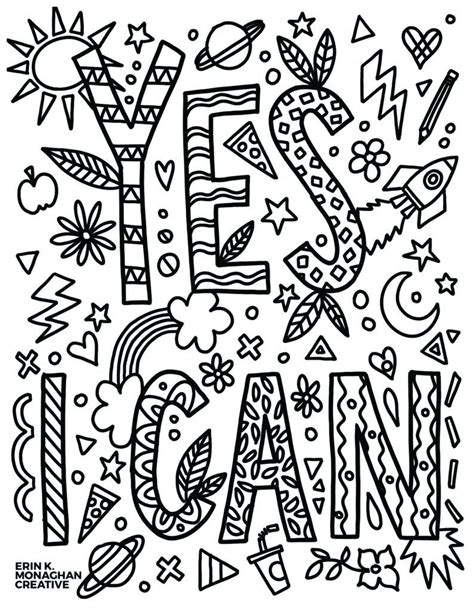 Coloring pages for adults picture, love and flower, black and white. Determination Pack - Growth Mindset Worksheets And ...