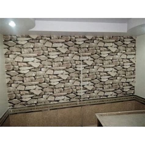 Rg Papers Stone Designer Wall Paper Size 57 Square Feet At Rs 1500