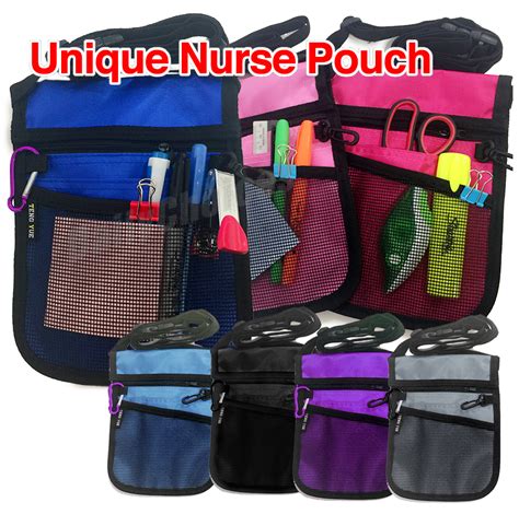 Nurse Pouch Waist Bag Wallet Quick Pick Extra Pocket Free Keyring