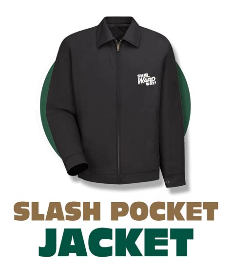 Slash Pocket Jacket Ward Gear Powered By Ravine