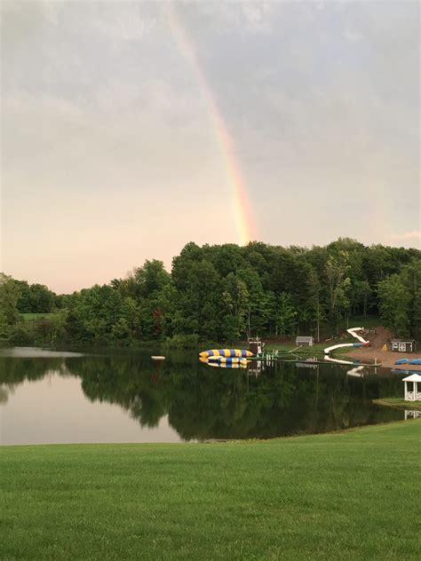 Rainbow Over Lake Camp Cotubic