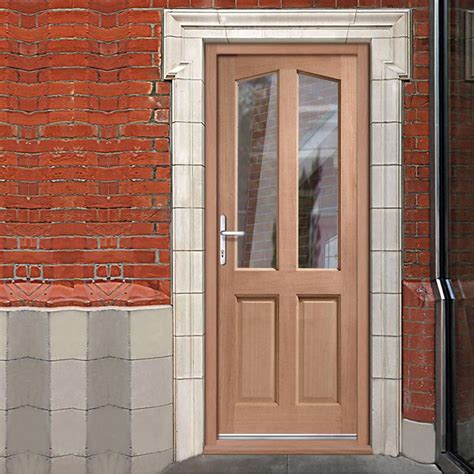 Richmond Hardwood Door Fitted With Toughened Double Glazing Frontdoor