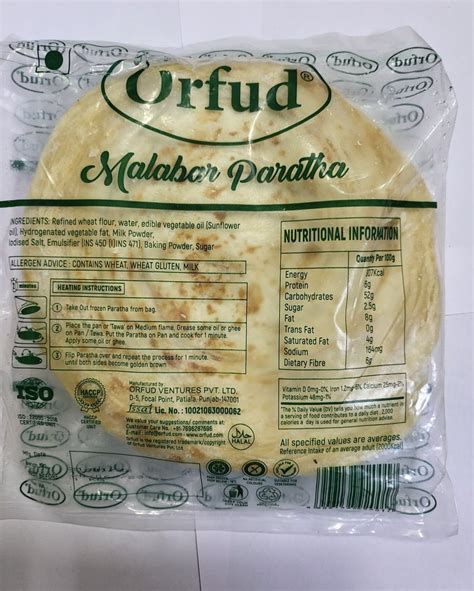Orfud 6inch Malabar Paratha Packaging Type Packet At Rs 275packet In