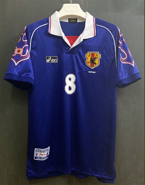 Retro Japan Home Soccer Jersey World Cup 1998 Men Adult Nakata Etsy