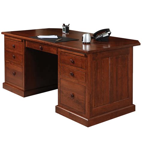 Homestead Executive Amish Desk Amish Office Furniture Cabinfield