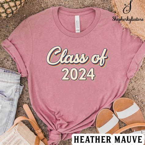 Class Of 2024 Shirt Graduation Shirt Class Of 2024 T Shirt Etsy