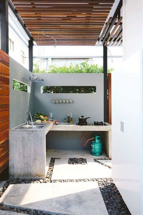 Outdoor Kitchen Dapur Luar Ruangan Desain Desain Dapur Luar Ruangan