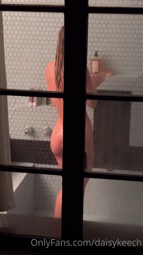Spying On Daisy Keech Nude Shower Video