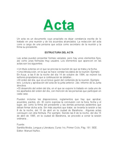 Formato De Acta By Ariela Jacob Issuu Images And Photos Finder