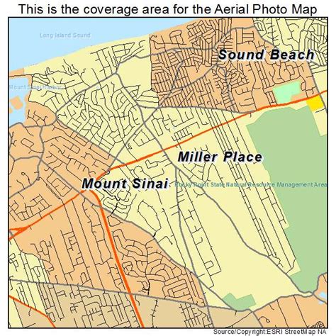 Aerial Photography Map Of Miller Place Ny New York