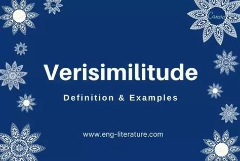 Verisimilitude Definition Meaning Film Examples In Literature