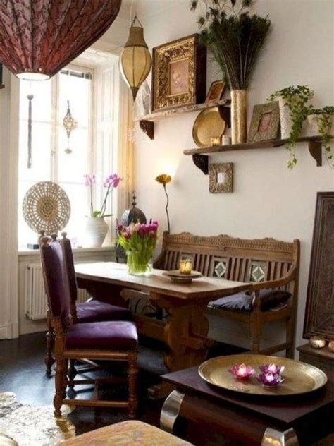 20 Inspiring Bohemian Dining Rooms Ideas We Love Bohemian Dining