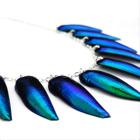 Iridescence Collier Dix élytres Fovea Paris