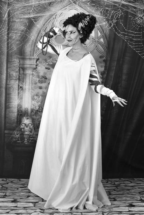 Bride Of Frankenstein Gown Cosplay Costume By Moonmaiden Gothic Clothing Uk Novia De