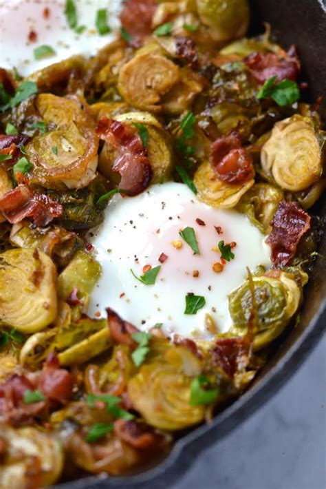 Brussels Sprout And Bacon Hash Whole30 Keto Paleo Every Last Bite