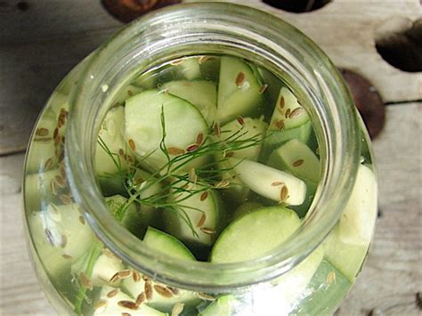 Half a packet makes 5 and 1/3 cups of brine. Easy, Small Batch Crock Pickles | | Gale & Plum