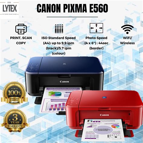Ready Stock 100 Original All In One Ink Tank Printer Canon Pixma
