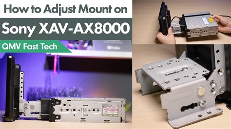 Sony Xav Ax8000 Single Din Car Stereo How To Adjust The Mount Youtube