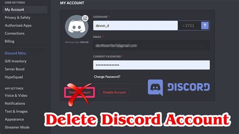 Guide How To Delete Discord Account Very Easily And Quickly Youtube