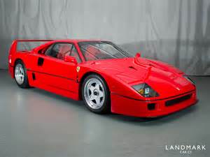 Ferrari f40 was a true racing car with street legal features. 1989 Ferrari F40 - Ferrari F40 | Classic Driver Market