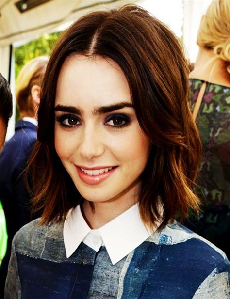 Pin By Dan Markewich On Lily Collins Lily Collins Short Hair