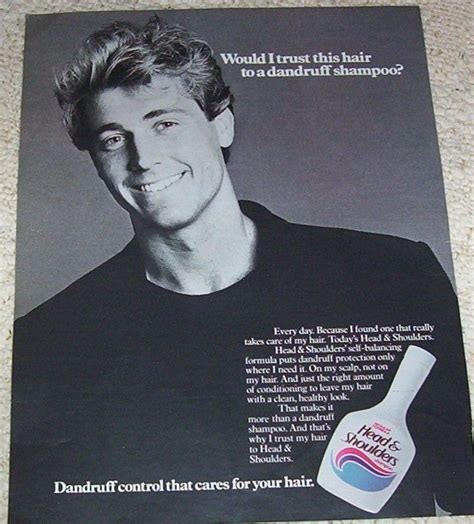 1985 Vintage Ad Head Shoulders Shampoo Cute Guy Hair 1 Pg Print Ad